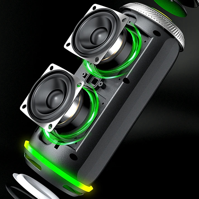 Bluetooth Speaker Waterproof - Altavoz Bluetooth inalámbrico estéreo 360, altavoz