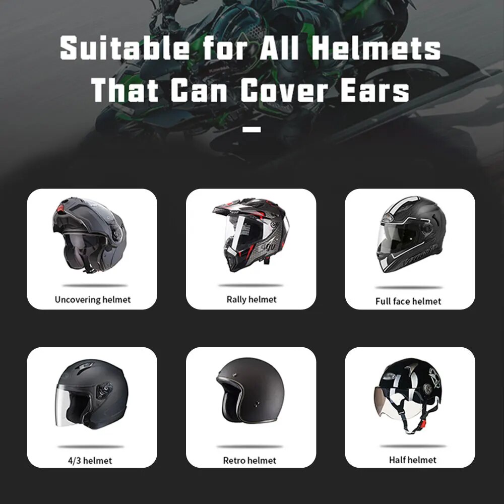 Auriculares Kihous para Casco  - Bluetooth Speaker Waterproof reseña y precio