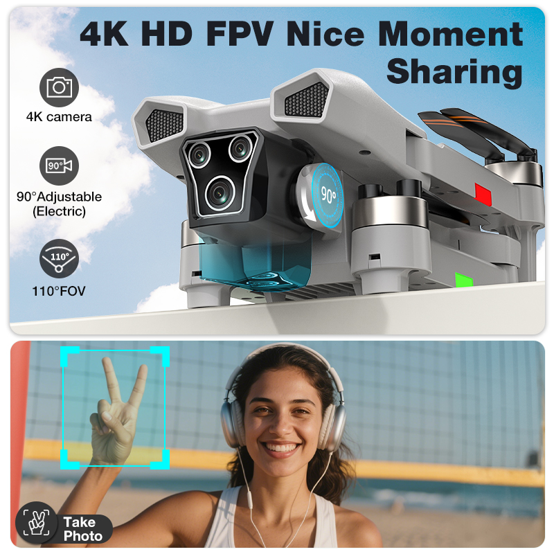 Dron L017 Pro Mini Plegable Qu - Electronics And Gadgets With P reseña y precio