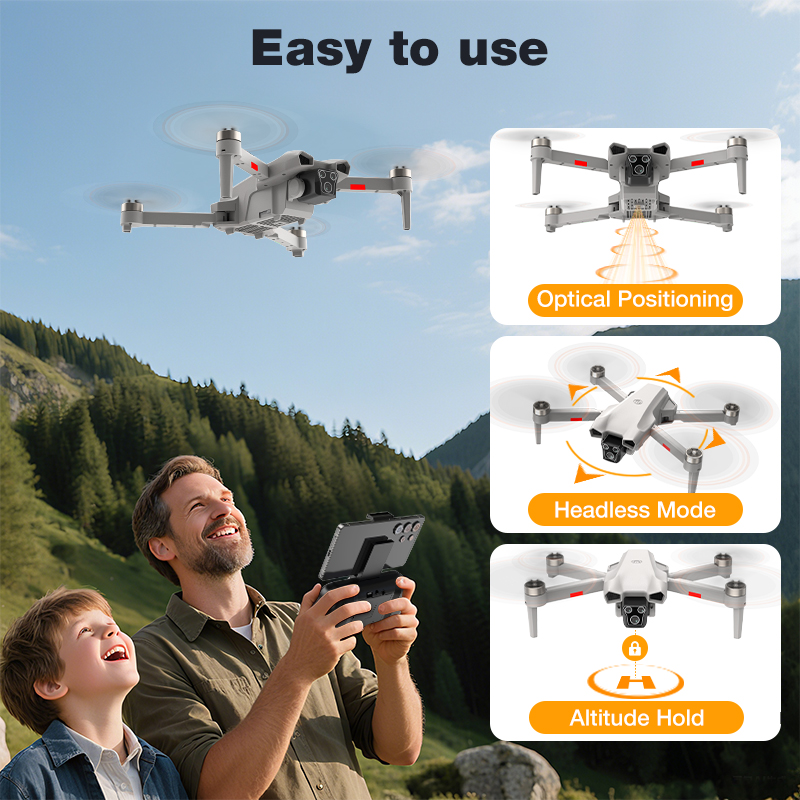 Dron L017 Pro Mini Plegable Qu - Electronics And Gadgets With P reseña y precio