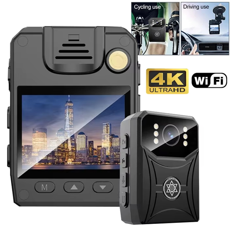Mini cámara de policía 4K, gra - Compact Camera Mirrorless reseña y precio